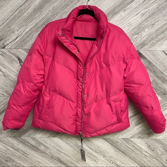 Blank NYC | Temptations Reversible Puffer Jacket M - Picture 15 of 15